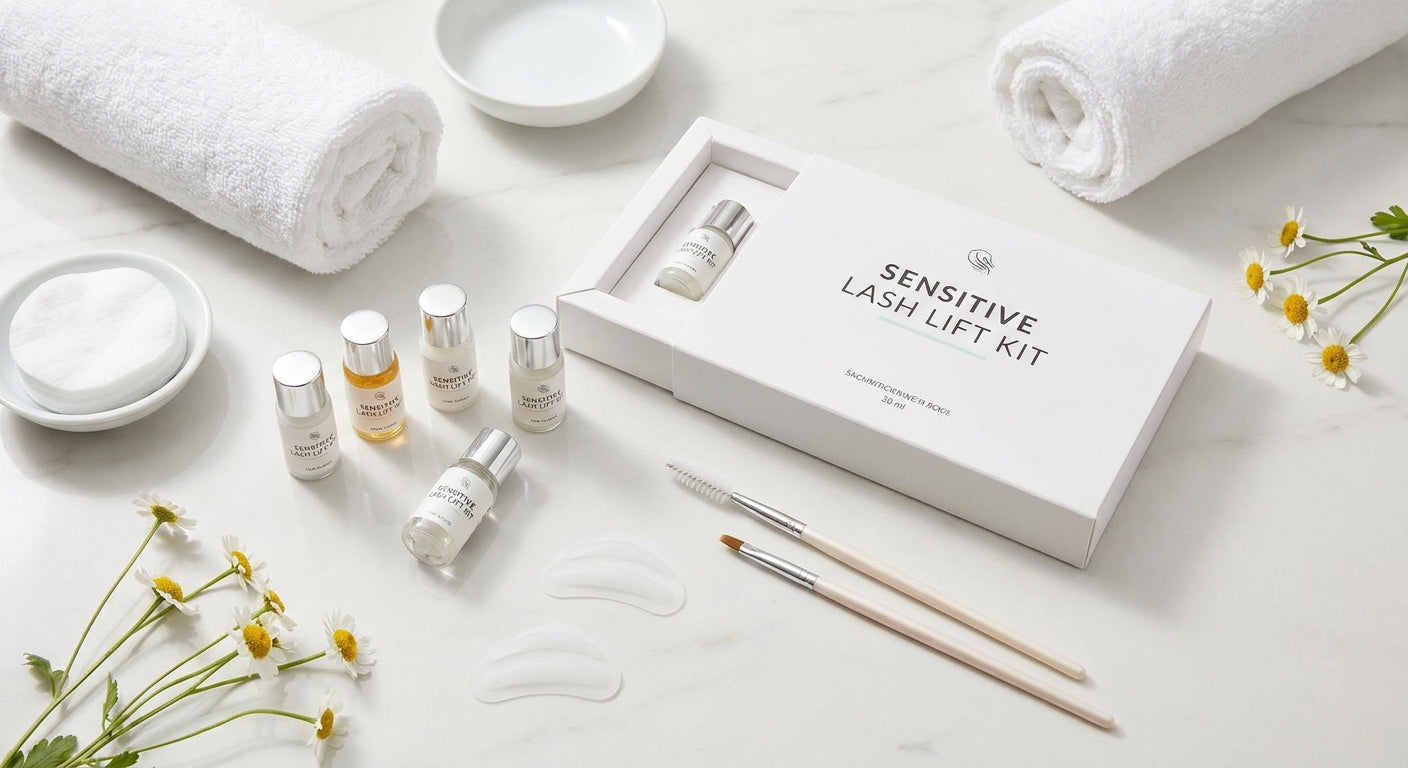 Wimperlift kit voor gevoelige ogen