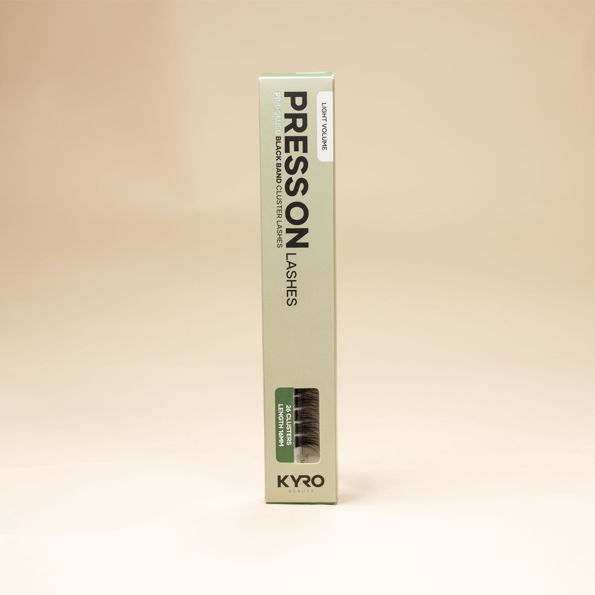 Pre-Glued Single Lashes Light Volume Box