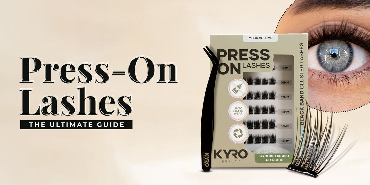Guide to pre-glued press-on lashes by KYRO Beauty