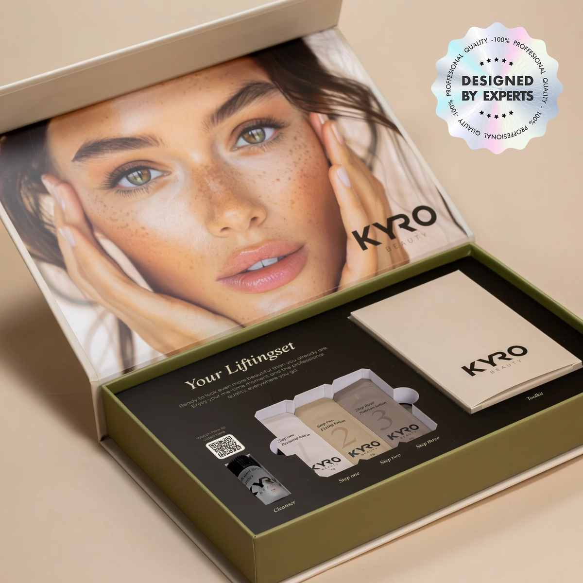 DIY lash lift kit for sensitive eyes by KYRO Beauty