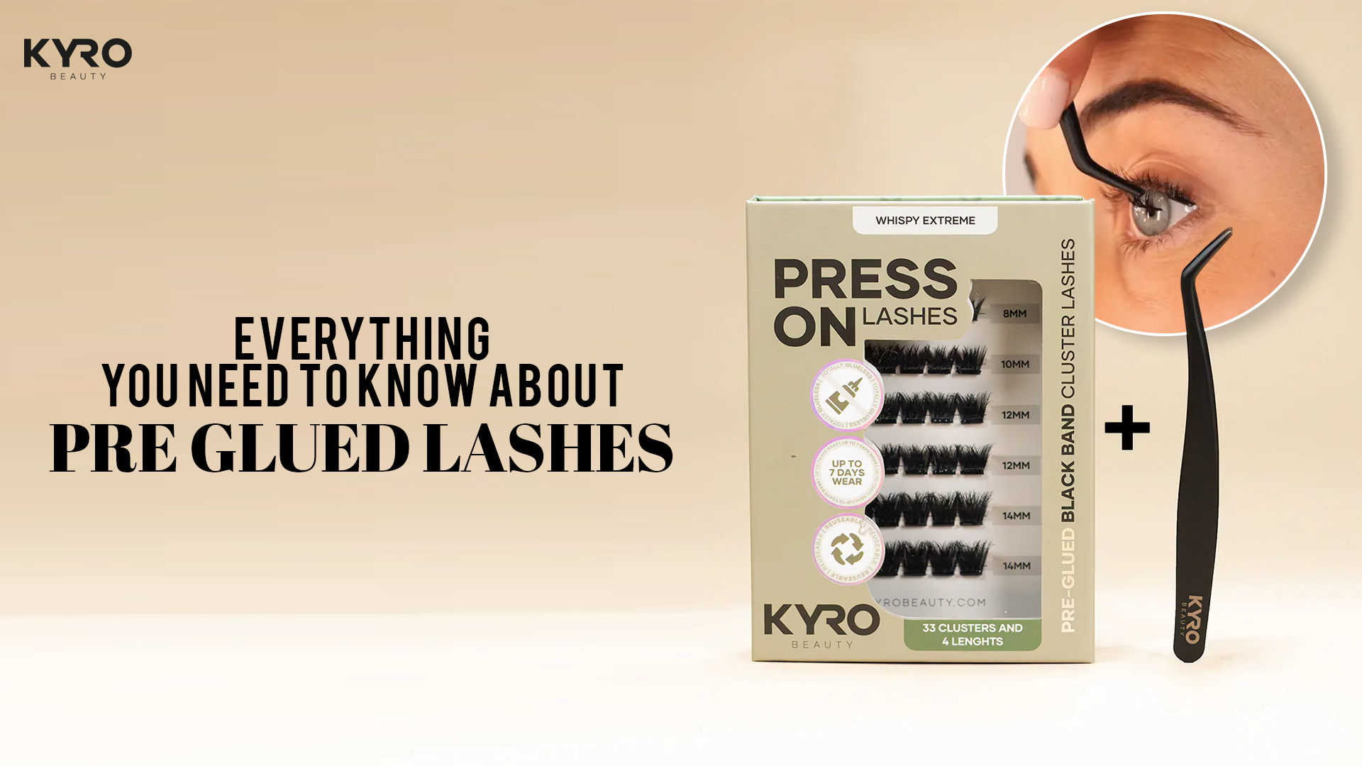 Everything you need to know about Pre Glued Lashes