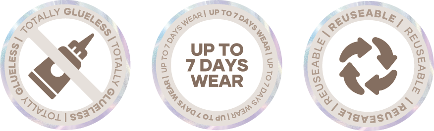 Starterkit Pre-Glued Whispy Light - Press-On Lashes